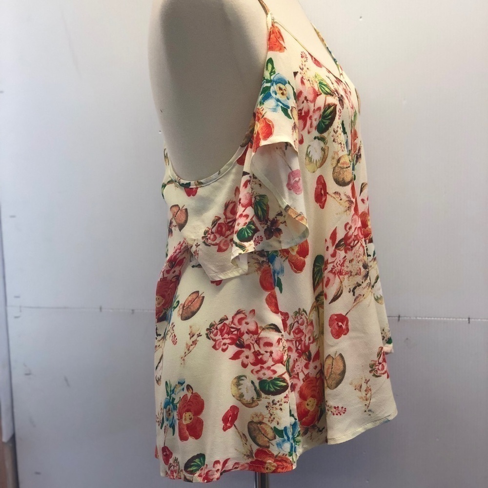 Others Follow Women's Naty Cold Shoulder Top S M L - Picture 5 of 8